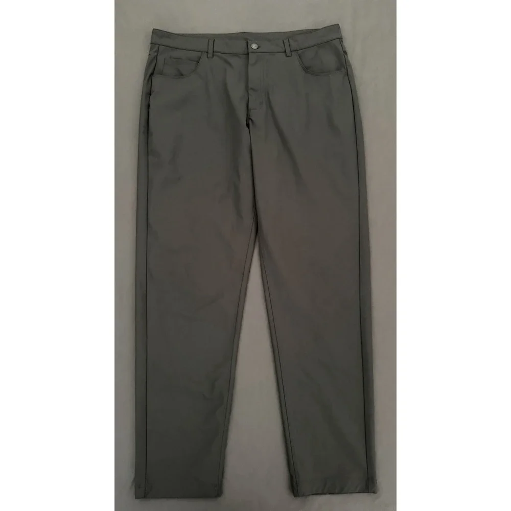 Fabletics Pants Mens Size 38 Dark Gray Performance Commuter Golf Outdoor